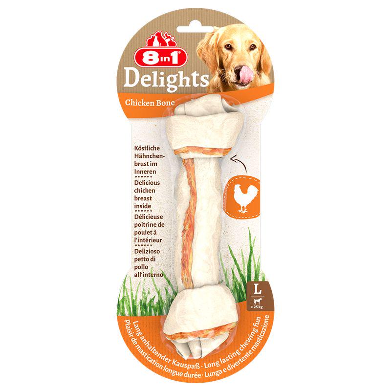 8in1 Delights Chew Bones - Chicken