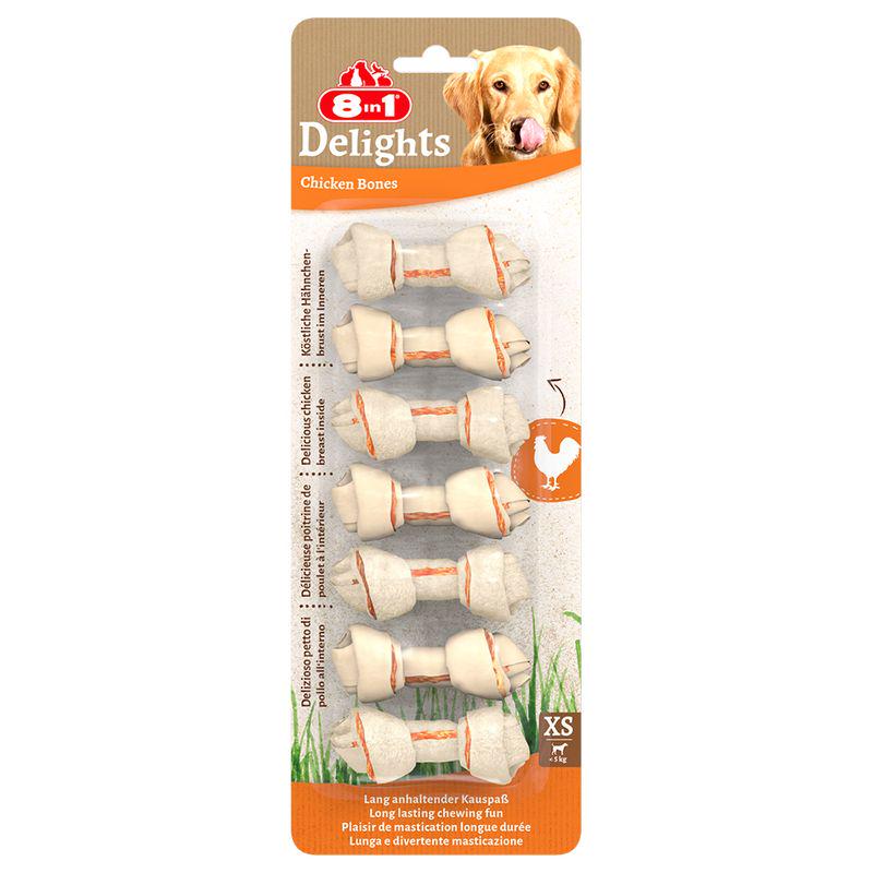 8in1 Delights Chew Bones - Chicken