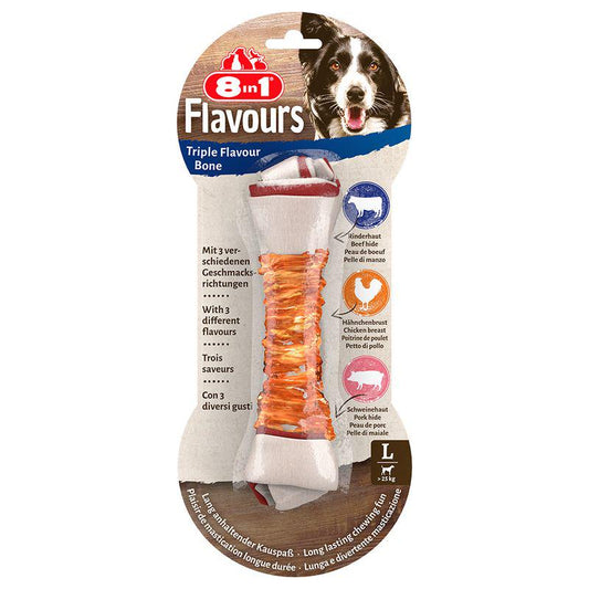 Triple flavour dog treats