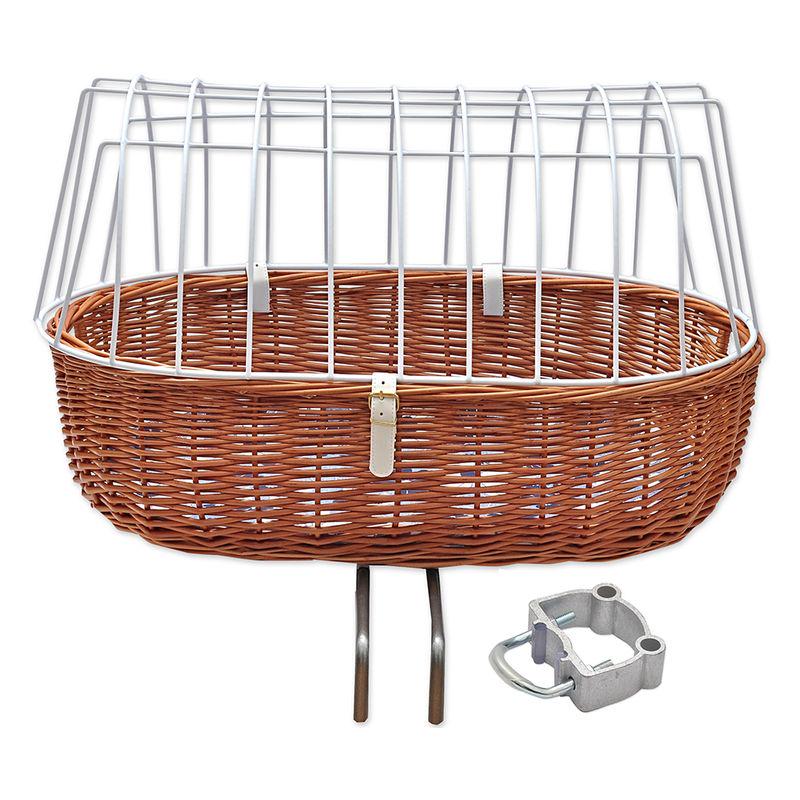 Front mount pet basket