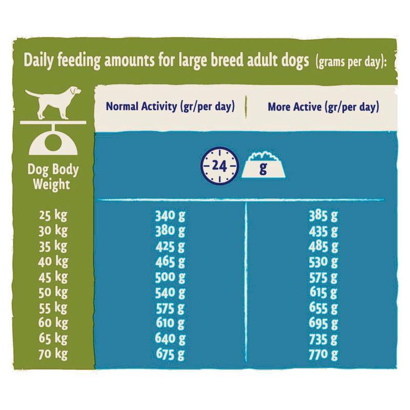 Dog food for large breeds