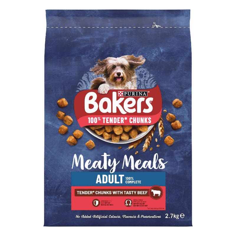 Tender beef dog meal