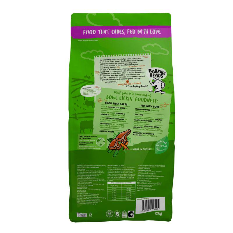 Grain free lamb food