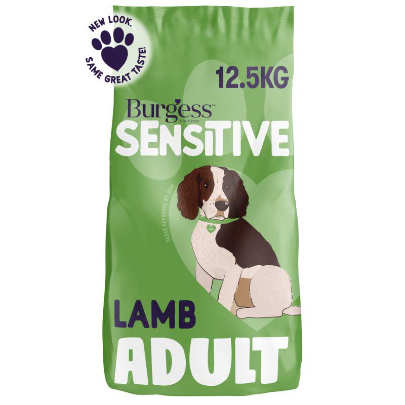 Burgess adult lamb dry food