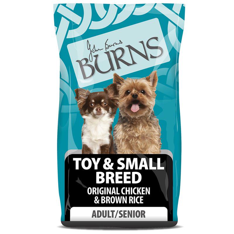 Burns small breed chicken food