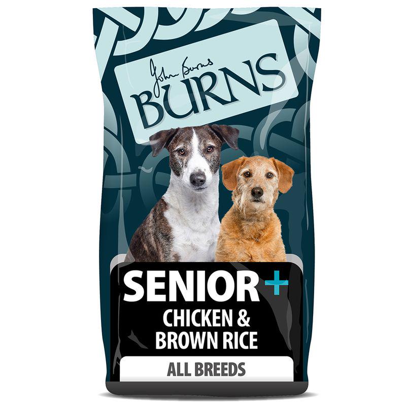 Burns Senior+ chicken food
