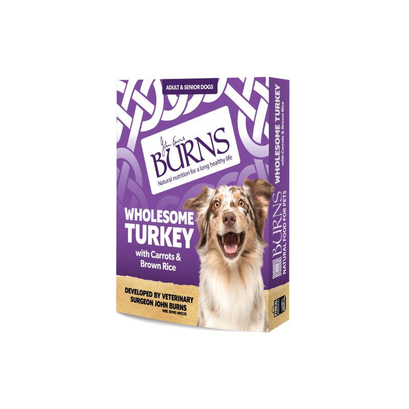 burns dog food pack