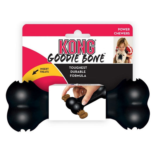 KONG Goodie Bone dog toy with packaging on a white background