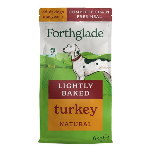 Lightly baked dog food