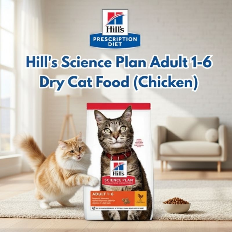 Hill's Science Plan Adult 1-6 Dry Cat Food (Chicken)
