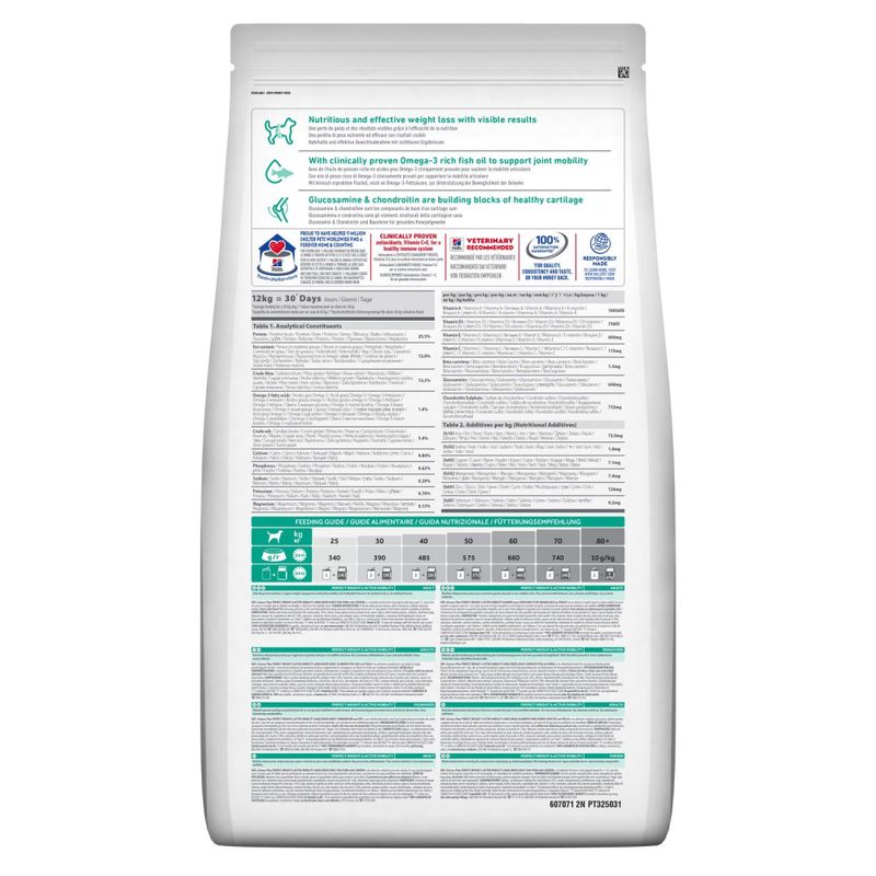 Weight & joint dog food