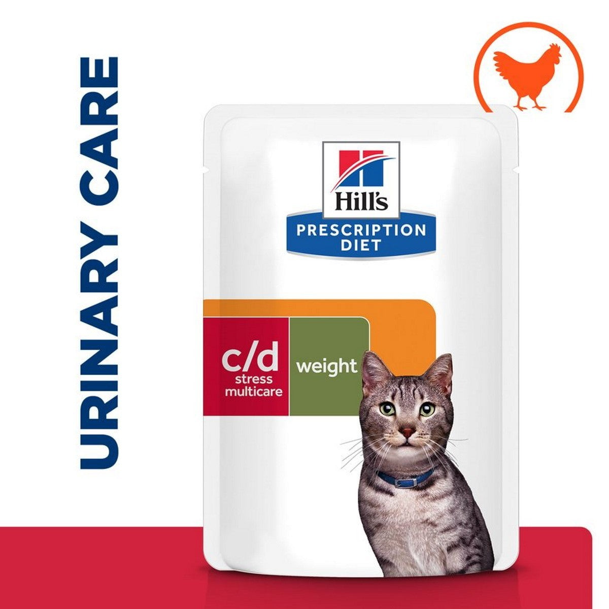 Hill’s c/d cat pouch front