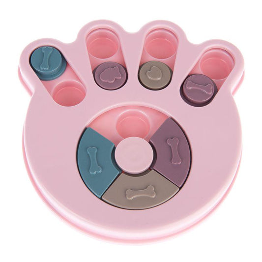 Paw-shaped treat toy