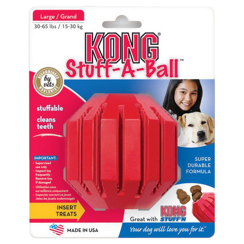 Treat-dispensing KONG chew ball