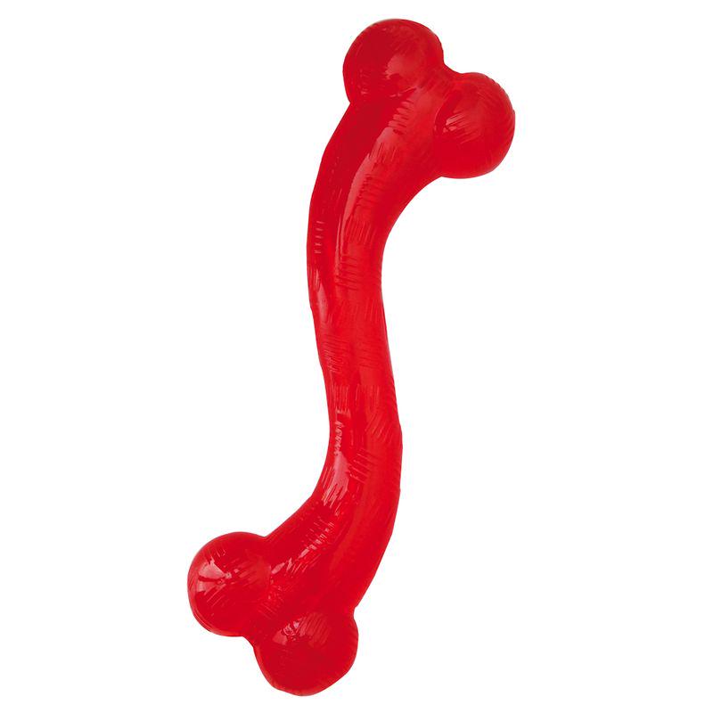 Tough rubber dog chew