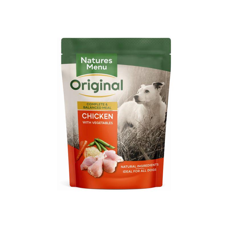 natures wet dog pouches