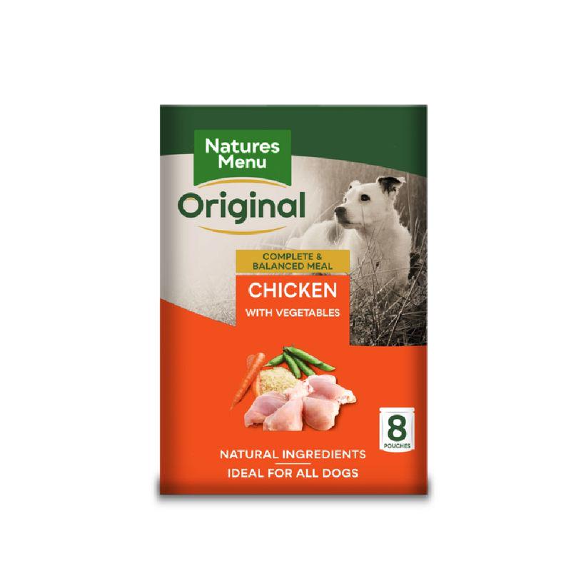 dog food chicken pouch