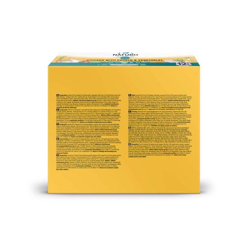 chicken potato veg dog