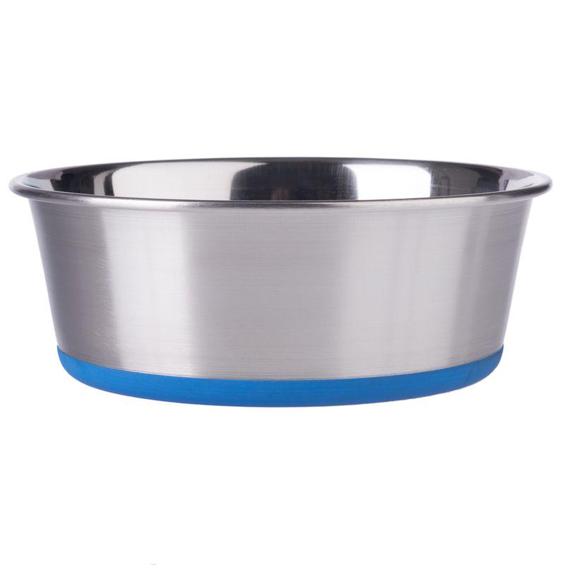 Non‑skid steel bowl