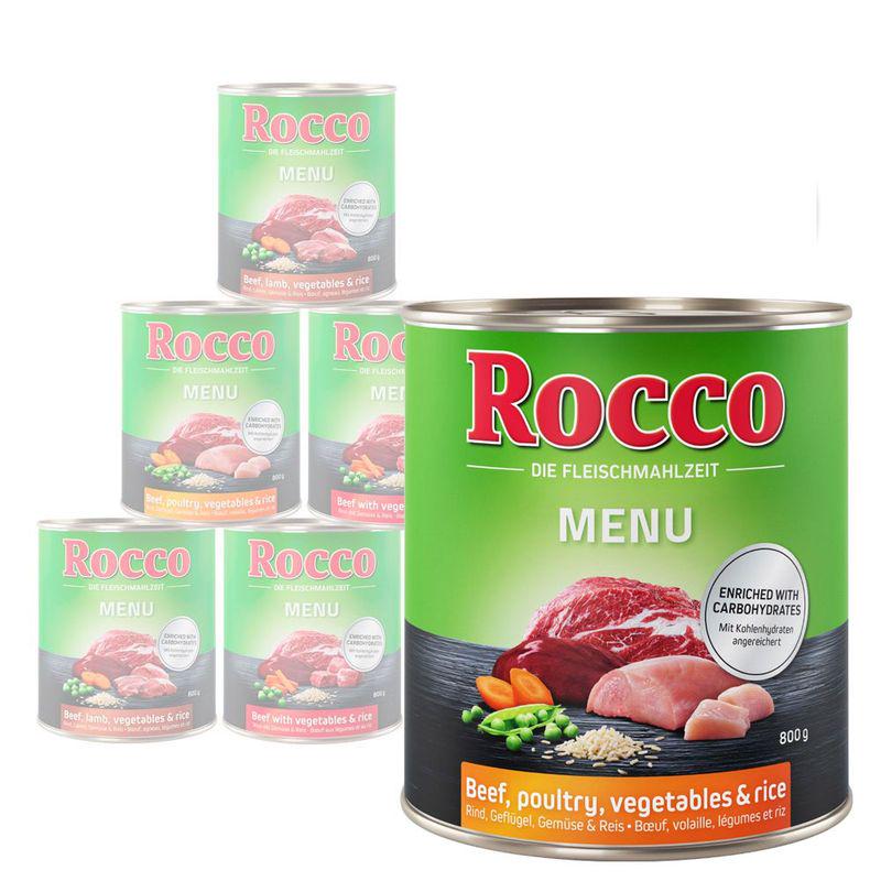 Dog food sampler pack Rocco