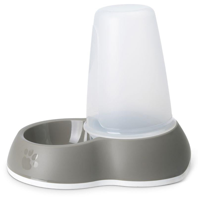 Light gray food dispenser