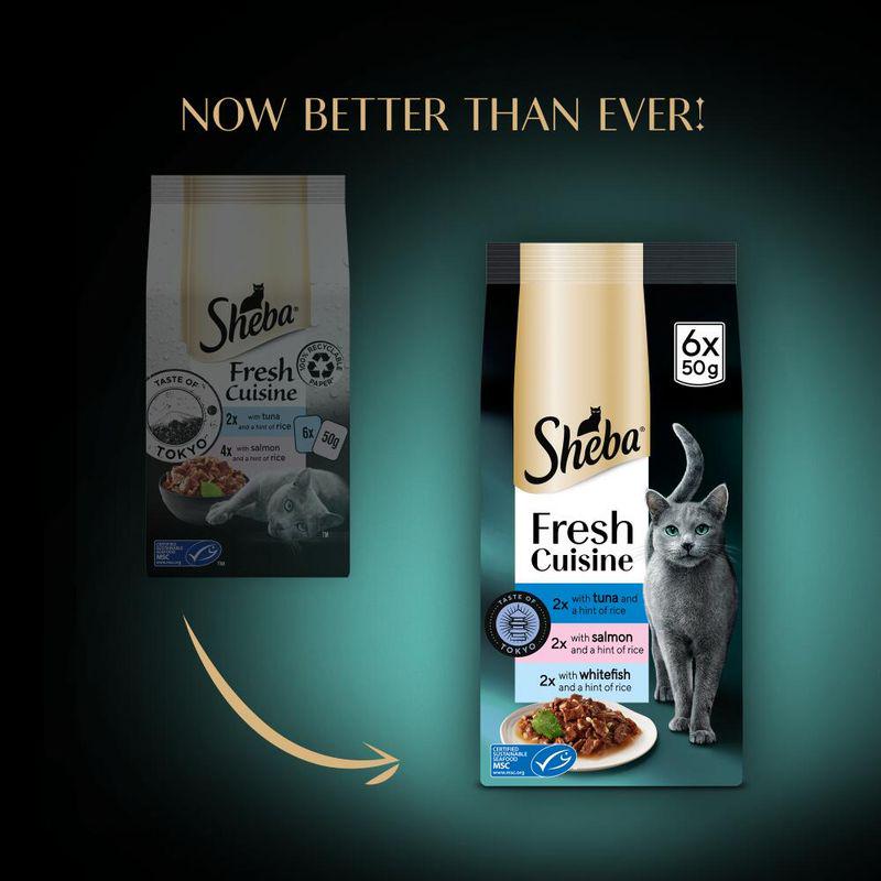 sheba cat food fresh