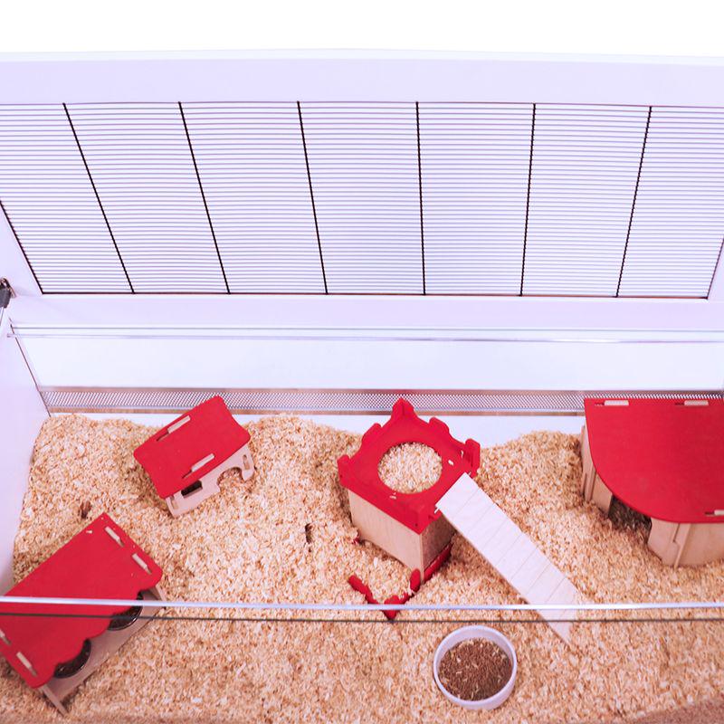 Secure small animal cage