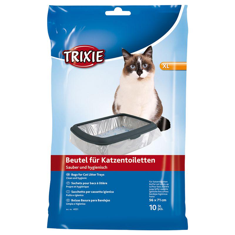 Disposable cat litter box bags