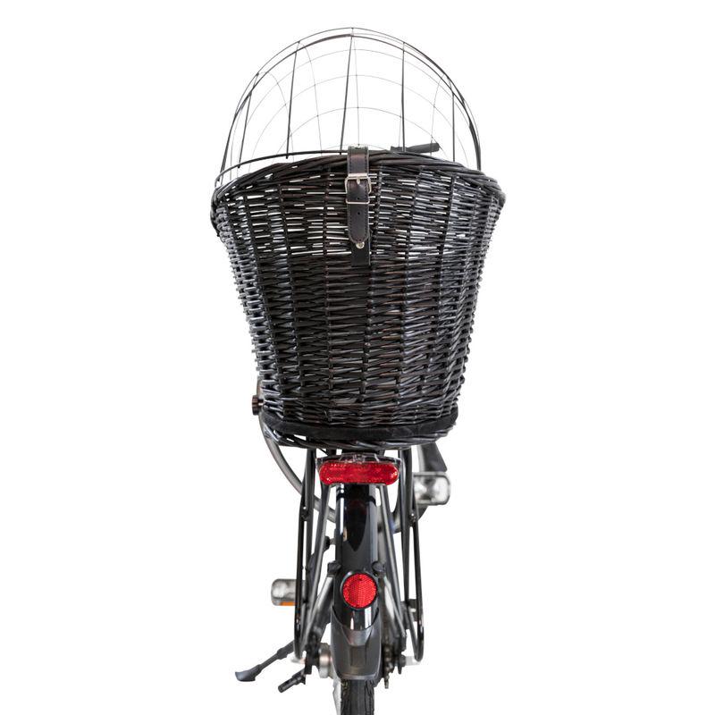 Rear bike carrier basket