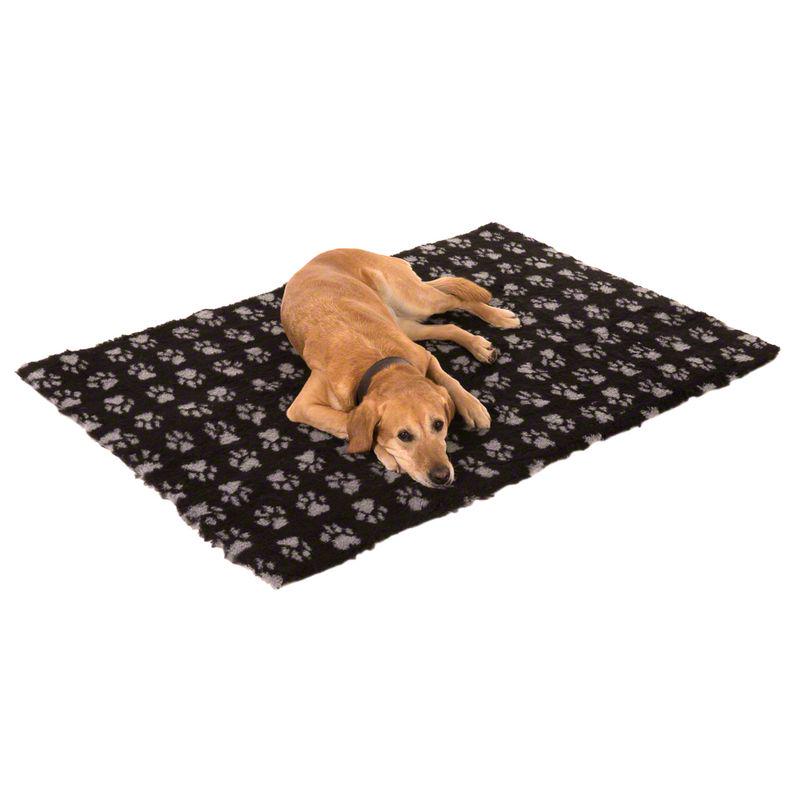 Paw print fleece bedding