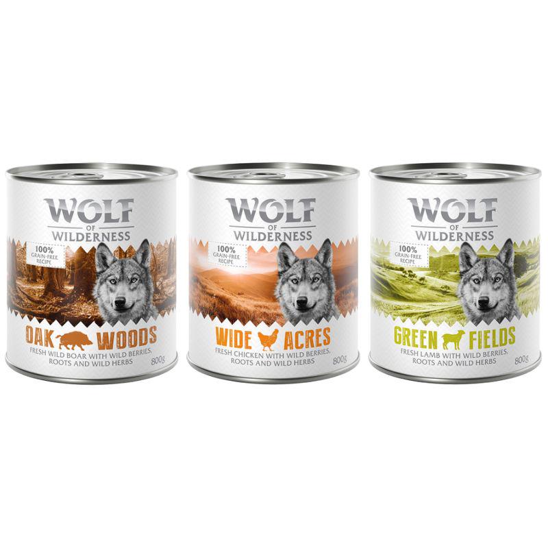Wilderness dog food selection