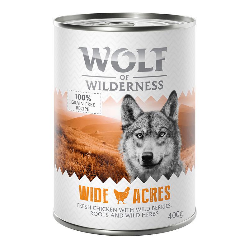 Wolf dog food mixed selection