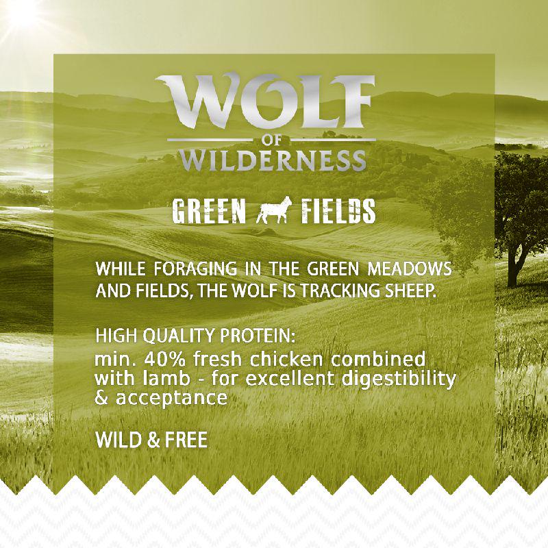Wolf of Wilderness Adult Green Field high quality Protein