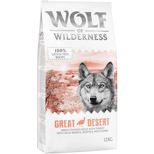 Wolf of Wilderness Adult Great Desert - Turkey - Grain-free