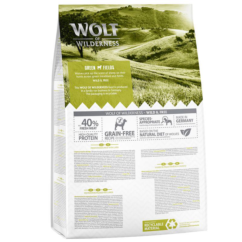 Wolf of Wilderness Adult Green Fields