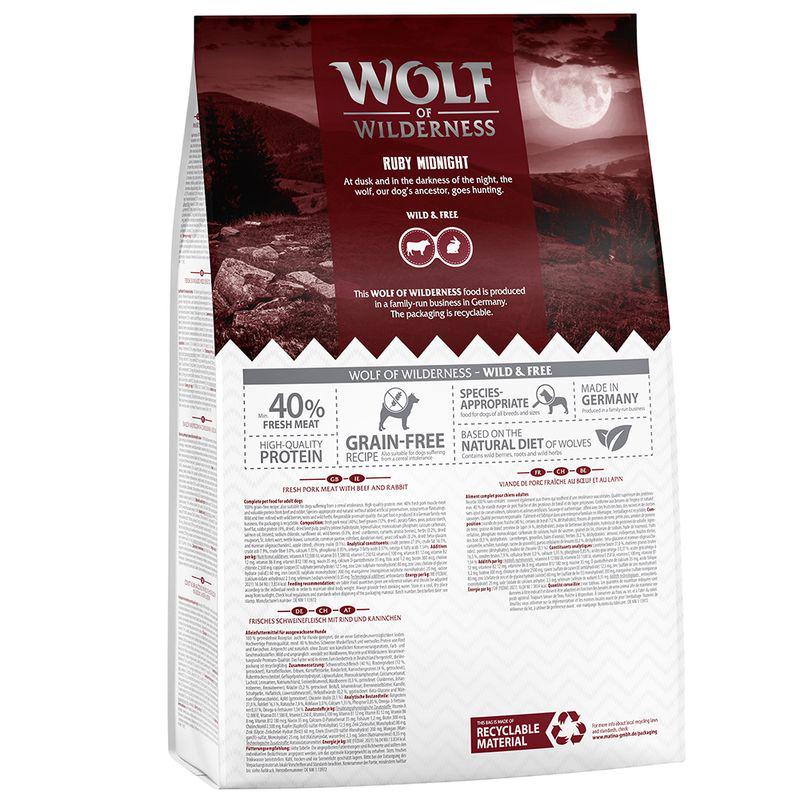 High-protein adult dog food