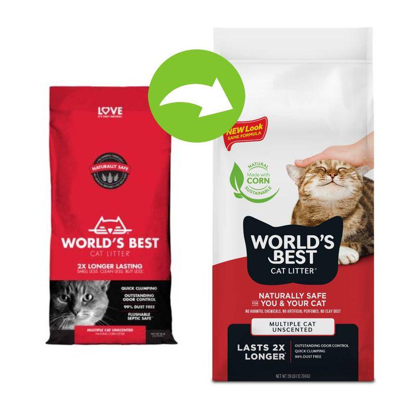 Natural clumping litter