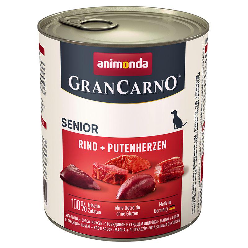 Senior wet dog food 800g