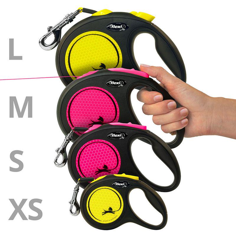 Webbing retractable leash