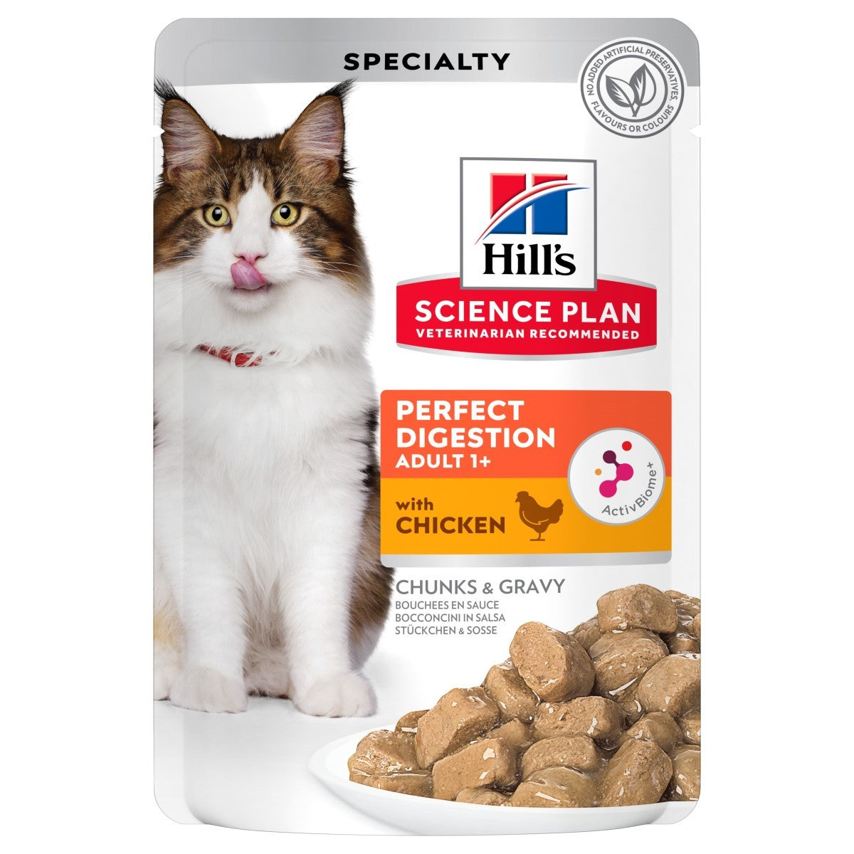 Hill’s wet digestion cat
