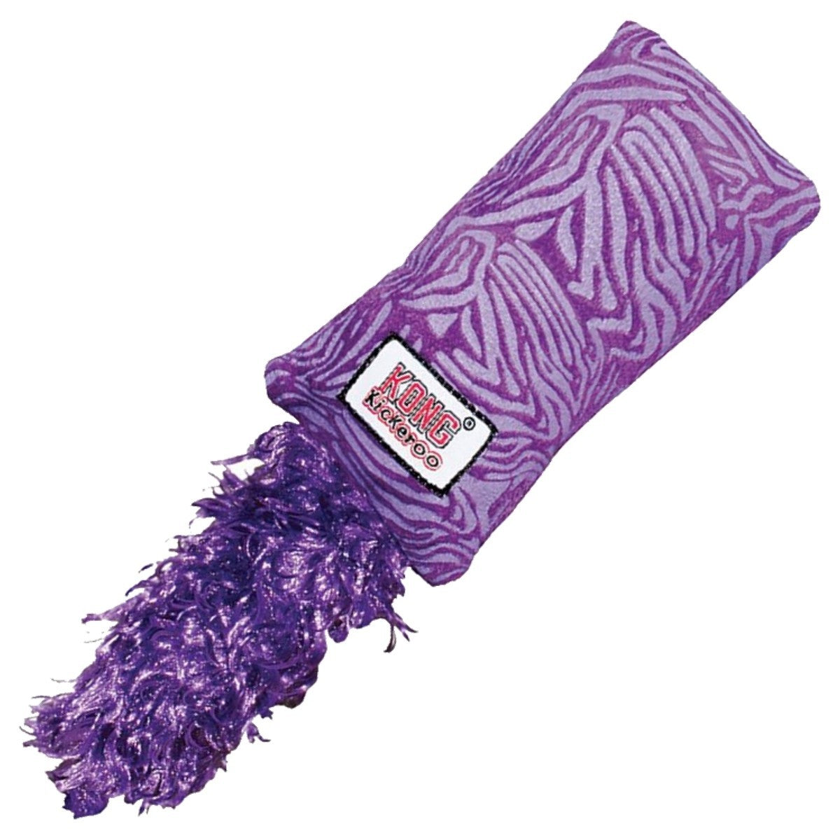 Purple textured dog toy with KONG logo on a white background