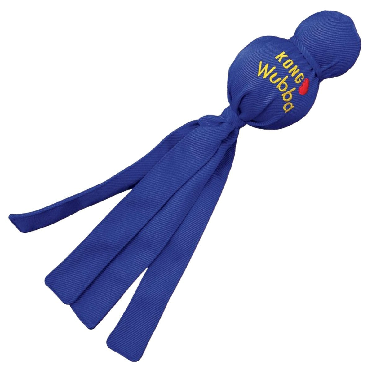 Blue KONG Wubba toy on a white background