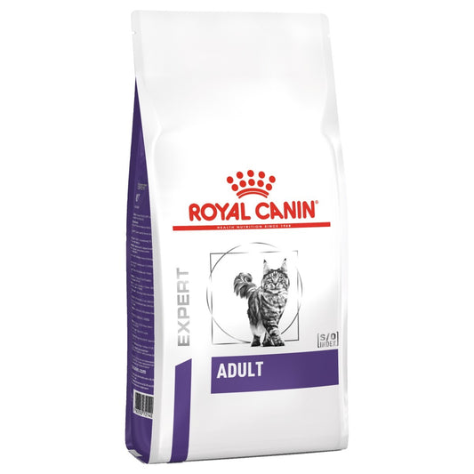 Royal Canin cat food bag on a white background