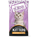 Load image into Gallery viewer, 1.5 kg Burns Kitten Chicken and Rice cat food
