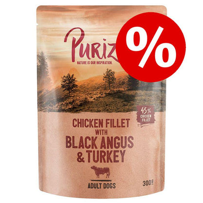 24 x 300g Purizon Adult Wet Dog Food 