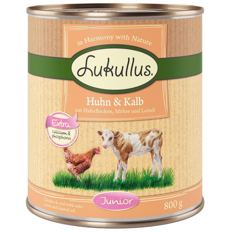 24 x 800g Lukullus Natural Wet Dog Food