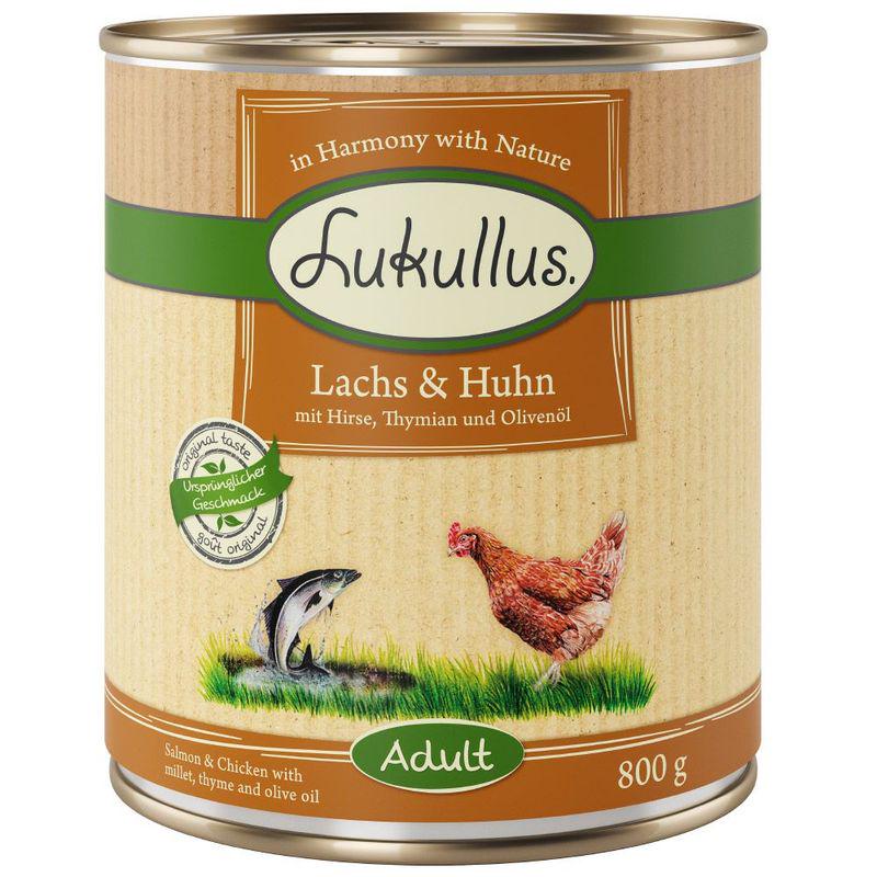 24 x 800g Lukullus Natural Wet Dog Food