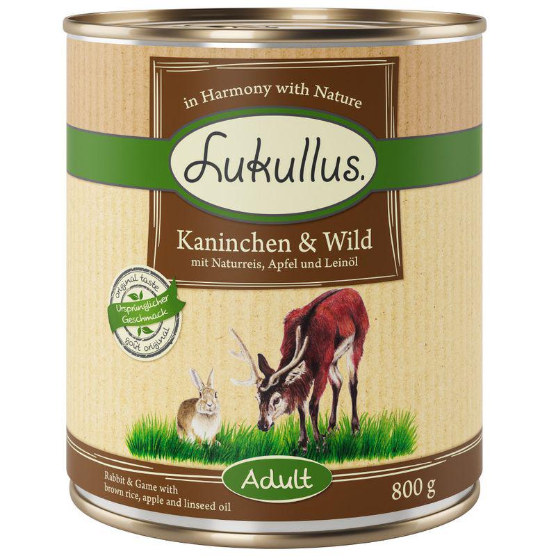 24 x 800g Lukullus Natural Wet Dog Food