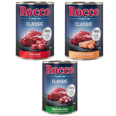 Rocco meaty dog cans