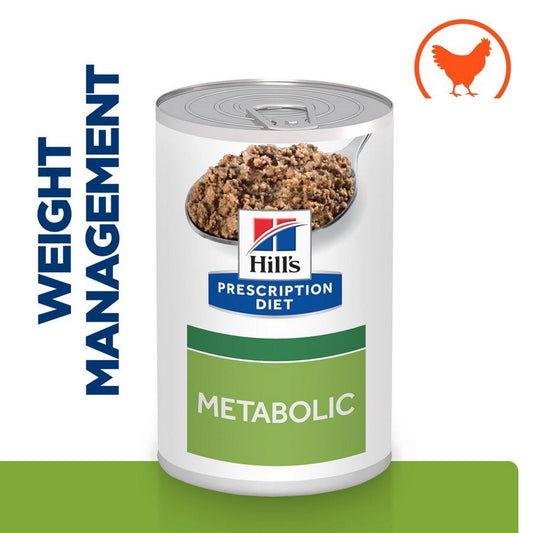 Hill’s Metabolic stew tin front